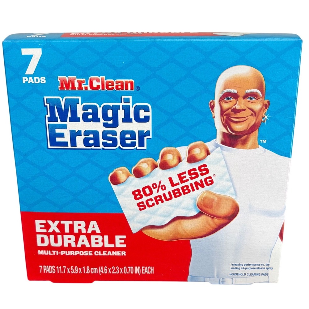 Mr. Clean Magic Eraser | 7 Extra Durable Multi-Purpose Cleaning Pads | NEW‎